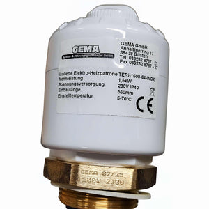 Weiße und Messing Elektroheizpatrone mit vielseitigen Einsatzmöglichkeiten und langer Lebensdauer