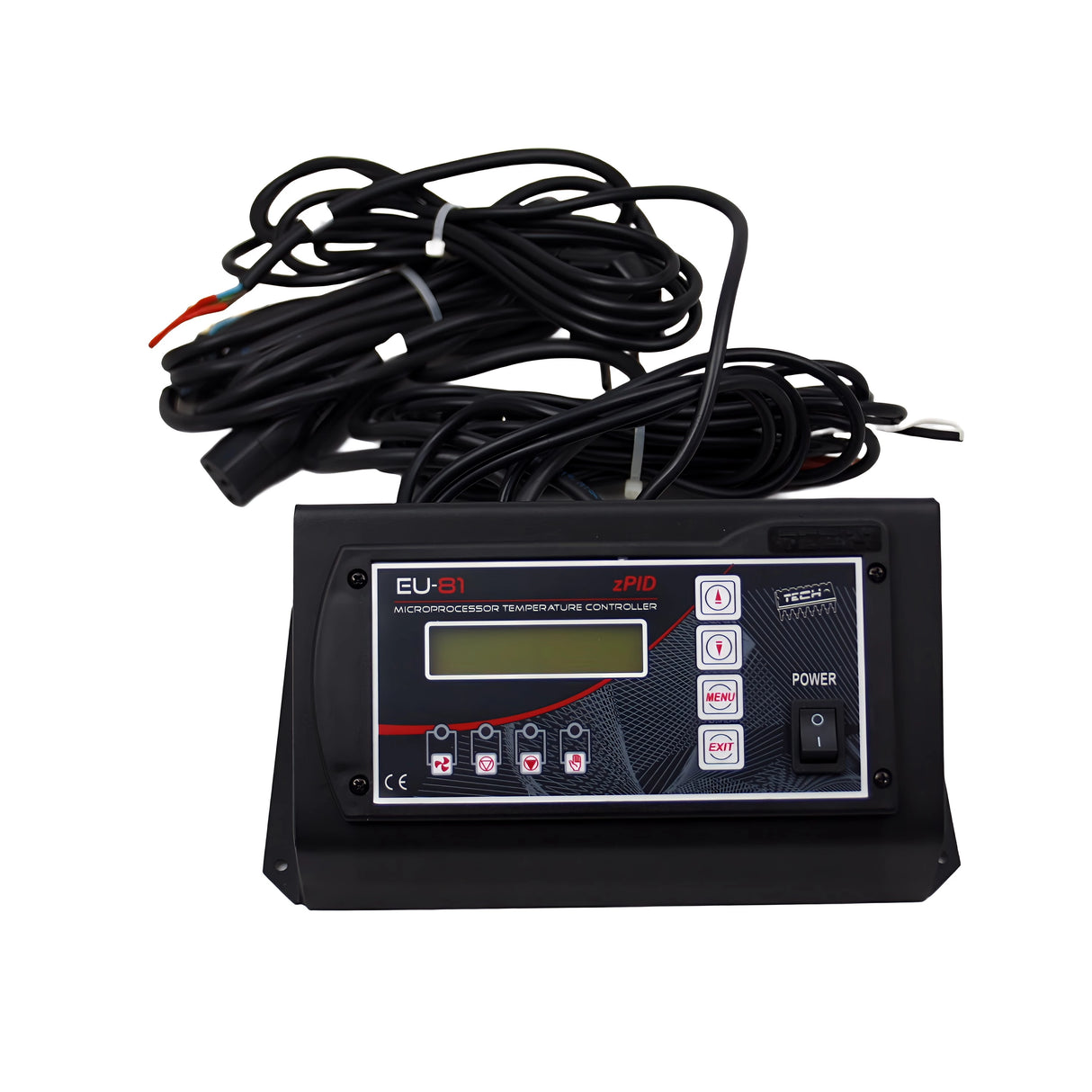 Techninės temperatūros valdiklis ES-81 ZPID Kontrolės kontrolė kietojo kuro katilams