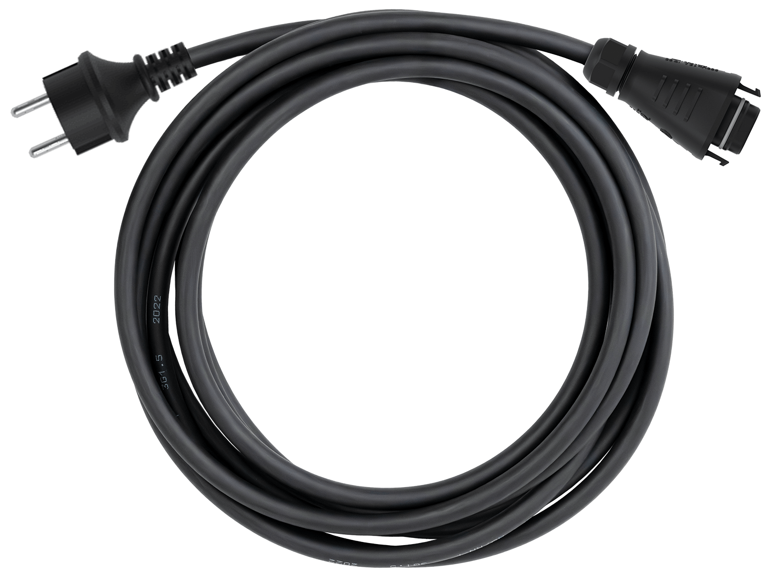 Schwarzes Field Connector mit Stecker und Steckdose Kabel für Mikrowechselrichter entwickelt