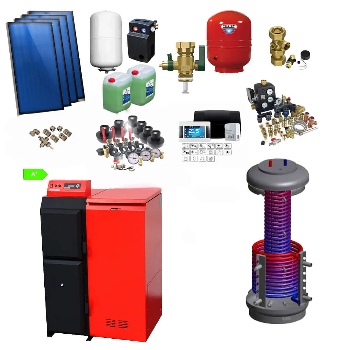 Heizung mit Hygienespeicher und Solar - GEMA Shop