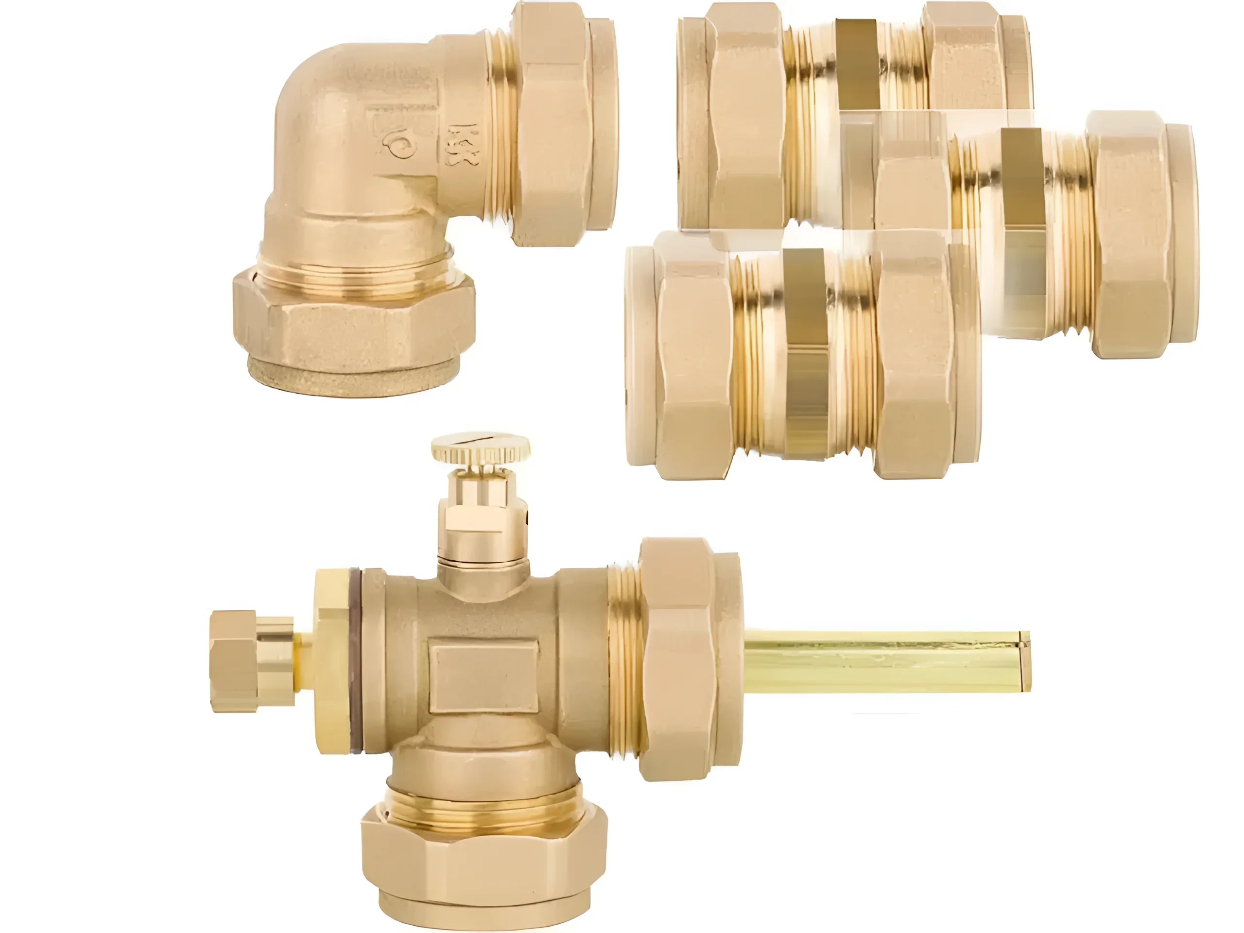 Brass plumbing fittings für Solarkit AMX und Hydra Sonnenstation mit Logo PWM Solarregler