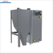 Grauer Industriehopper und Schrank für Pelletkessel NEXTPELL+ 16 kW