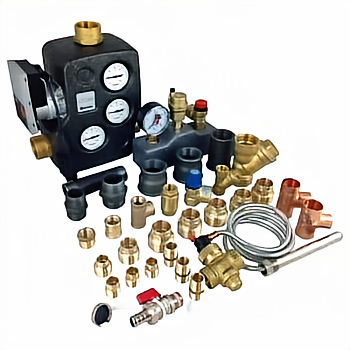 Anschlusspaket Attack DPX für Festbrennstoffkessel bis 35 kW.