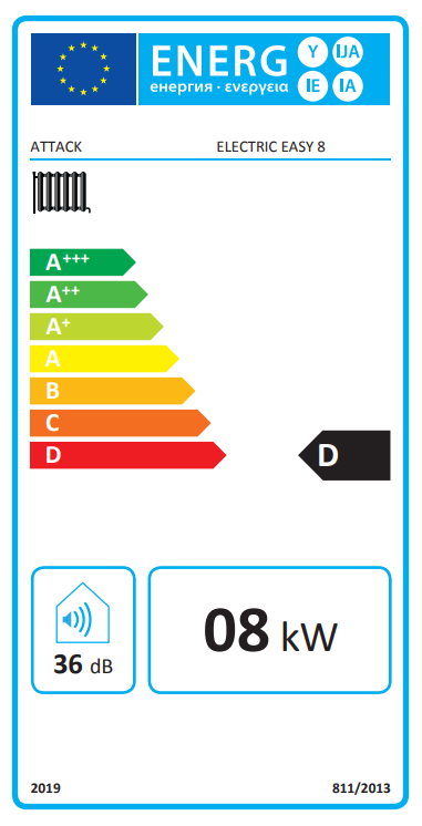 Elektrokessel ATTACK Electric Easy 8 kW.