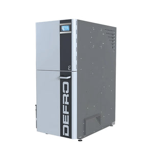MODERN 🔥 Defro Heizkessel EPSILON F, kompakter Pelletkessel mit innovative Technologie und optimaler Effizienz.