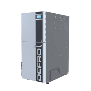 Defro Epsilon F Pelletkessel 25 kW mit autom. WT-Reinigung und Ascheaustragung.