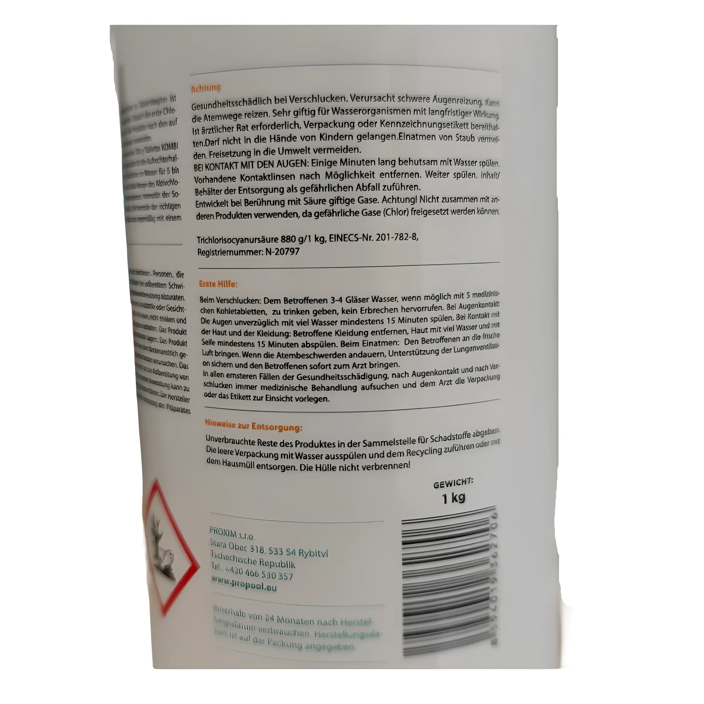 Kombi Tabs Poolreinigungstabletten 1 kg – effiziente Wasseraufbereitung für Schwimmbäder 🌊💦