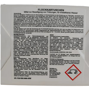Flockungskartuschen für 📏 Poolwasseraufbereitung - klareres Wasser durch gezielte Flockung 🏊‍♂️⚗️