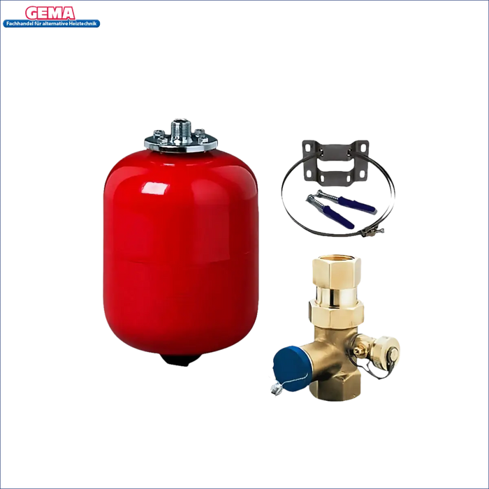 Plumbing expansion tank and valve kit for Thermoflux 25/135 plus Solarpaket IV