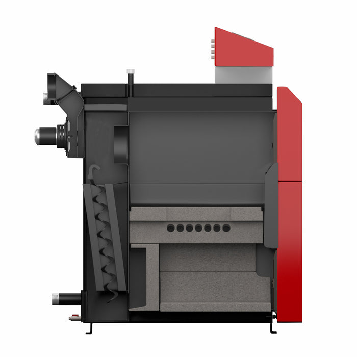 Holzvergaser ATTACK DPX 15 kW – Effiziente ♻️ Biomasseverbrennung mit robuster Konstruktion und innovativer Technologie.