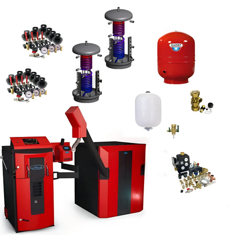 Komplettpaket Attack SLX Kombi20 mit Hygienespeicher für effiziente Heizung.