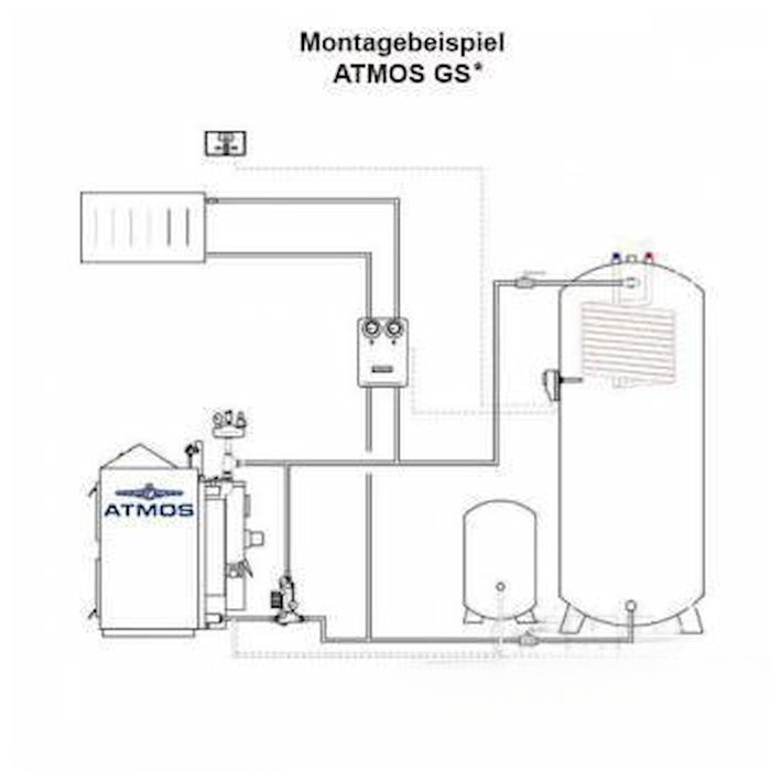 Heizkessel Atmos - GS Holzvergaser 40 kW