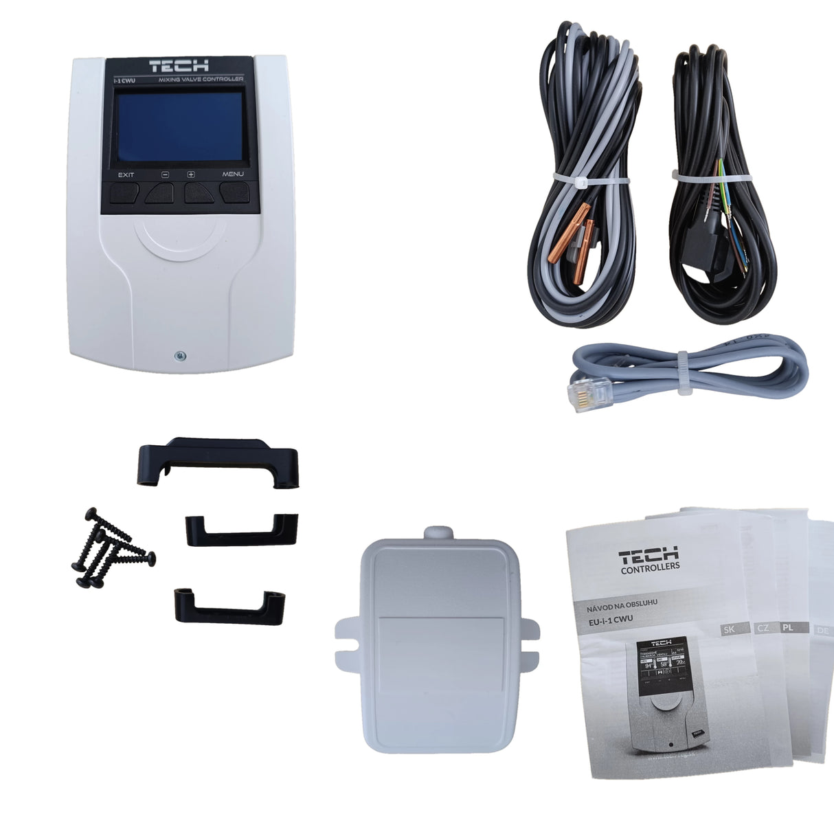 TECH i-1 CWU regulator obiegu grzewczego pogodowy – zawór mieszający + pompa CWU