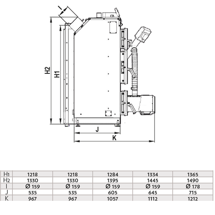 Kombikessel Defro Komfort Ekopell 25 kW