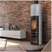 Eleganter Edilkamin Tally S Evo 9,1 kW Kaminofen 🔥, ideal für stilvolle Räume mit natürlicher Konvektion.