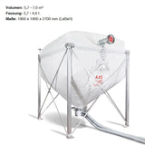 Effiziente Pelletsilo-Lösung zur sicheren und platzsparenden Pelletlagerung im industriellen Bereich