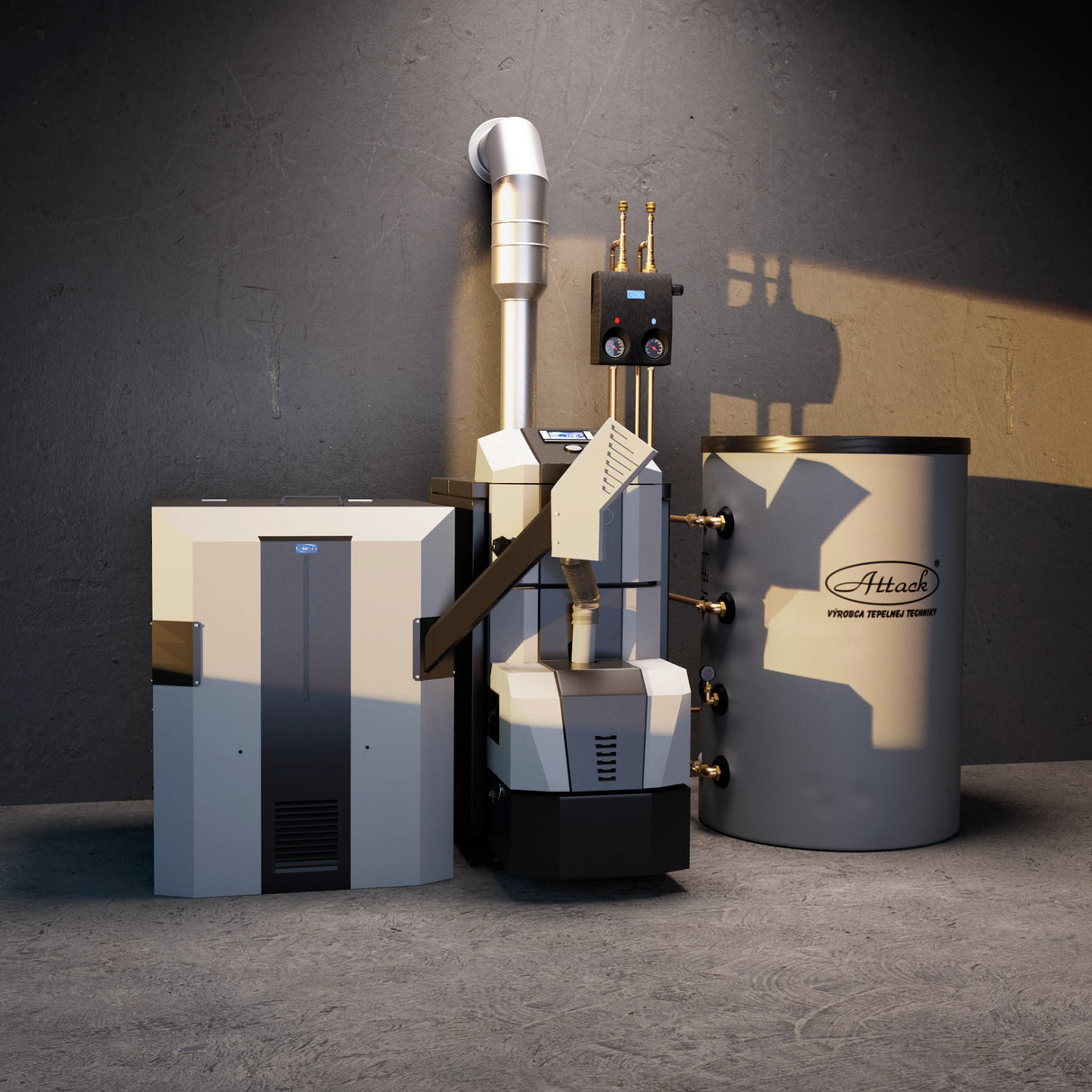 Pelletkessel Attack Pellet 30 Automatik Plus – Robust, Langlebig und Effizient