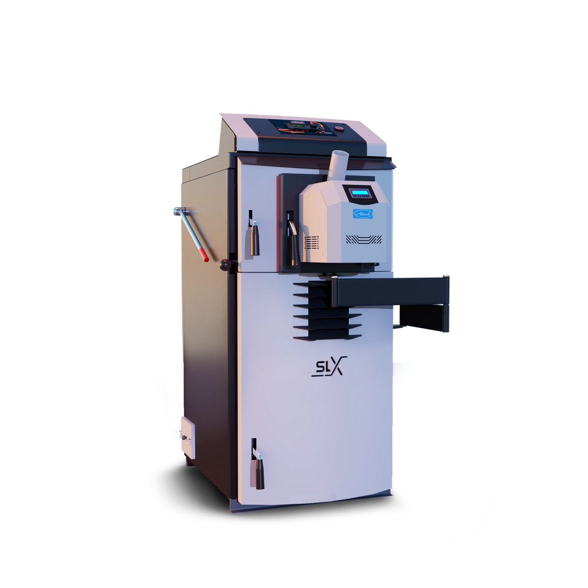 Kombinovaný kotol Attack SLX 20 kW – drevo a pelety – efektívny & všestranný