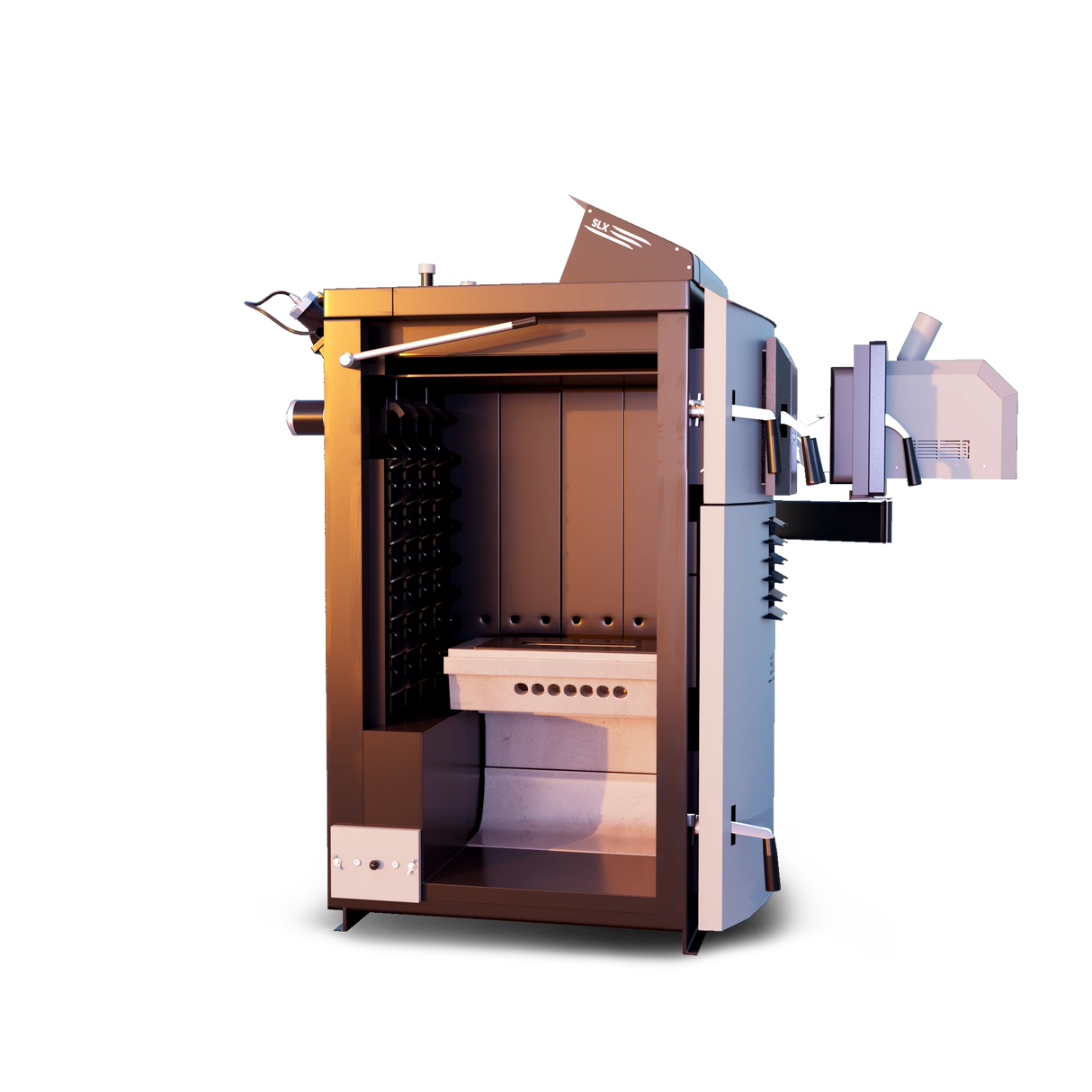 Kombinovaný kotol Attack SLX 20 kW – drevo a pelety – efektívny & všestranný