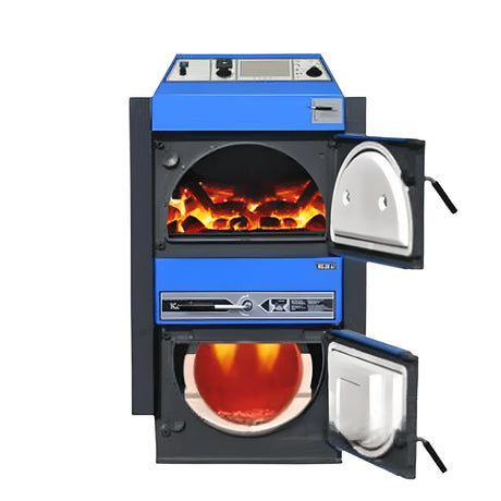 Atmos KC35S Kohlevergaserkessel – Effizient für Holz und Kohle 🔥🔵.