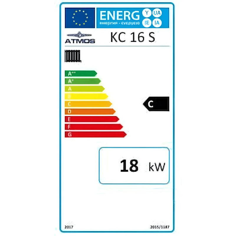 ATMOS KC 16 S ogļu gāzifikācijas katls 18 kW – gāzifikācijas katls brūnogļu briketēm - GEMA veikals