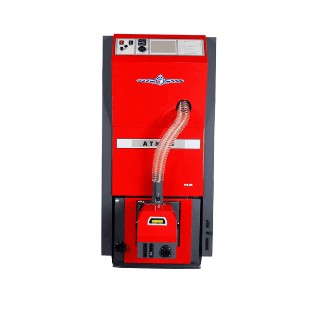 Atmos PX15 Pelletkessel 15 kW mit integriertem Pelletbehälter - GEMA Shop
