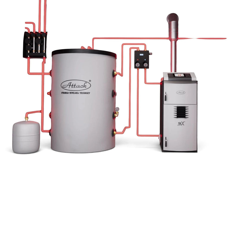 Zplyňovací kotel na dřevo ATTACK SLX 45 PROFI 45 kW