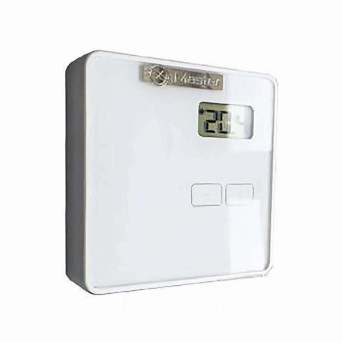Raumthermostat Master R.31: Eleganter Temperaturregler für Heiz- und Kühlsysteme 🌡️⚙️ mit digitaler Anzeige.