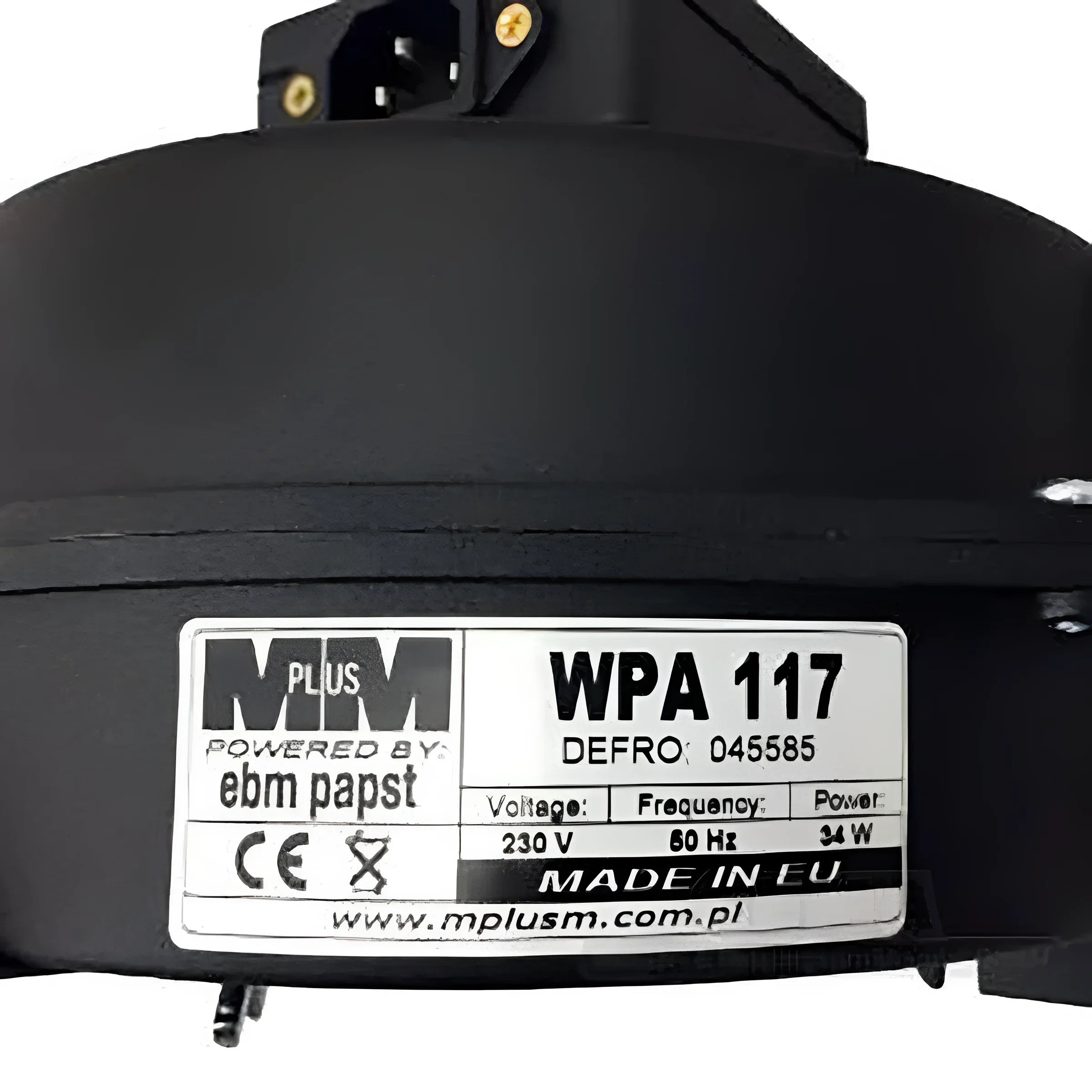 Schwarzer Industriefanmotor für druckgebläse typ wpa in Gebläse WPA 117 Optima Komfort Plus