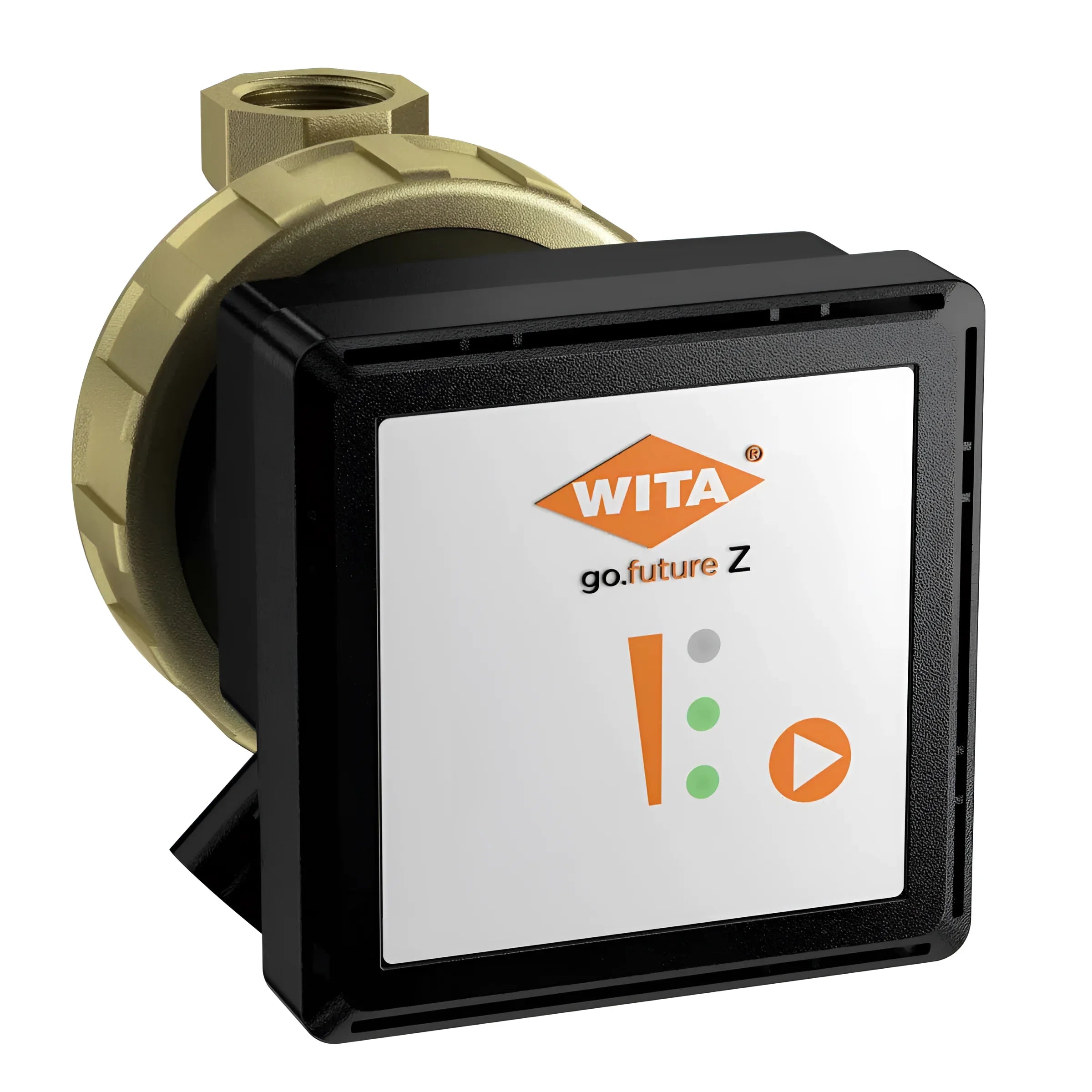 Energieeffiziente Wasserumwälzpumpe WITA®go.future Z 💧🔋 für zuverlässigen Betrieb und nachhaltige Heizungssysteme.