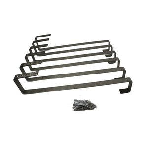 Metalregalehalter und Schrauben für Dachhaken-Montageset Sunex Dachhaken-Montageset