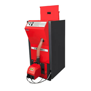 Atmos PX25 Pelletkessel in Rot für effiziente Heiztechnik 🔥 jetzt bestellen oder Angebot anfordern!