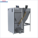 Grauer und weißer Pelletkessel mit Hopper für Pelletsystem NEXTPELL+ 16 kW
