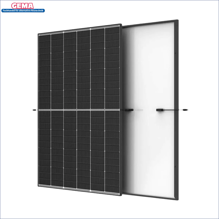 Bifaciales Solar-Panel im Produkt Warmwasser mit Photovoltaik Heizstab