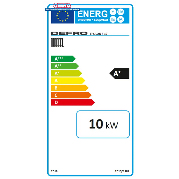 Defro Epsilon F Pelletkessel mit autom. WT-Reinigung und Ascheaustragung 10|15|20|25 kW - GEMA Shop