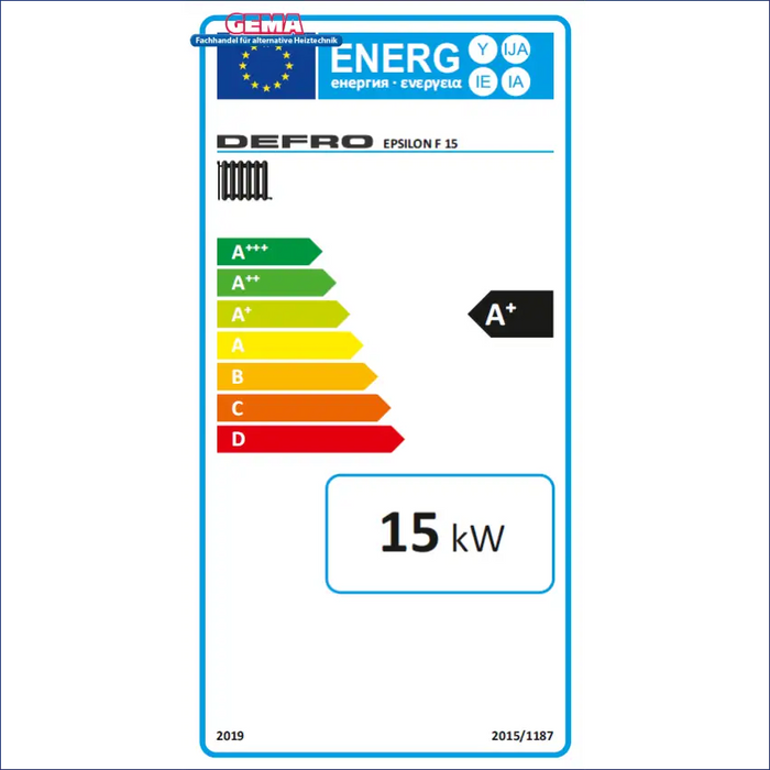 Defro Epsilon F Pelletkessel mit autom. WT-Reinigung und Ascheaustragung 10|15|20|25 kW - GEMA Shop