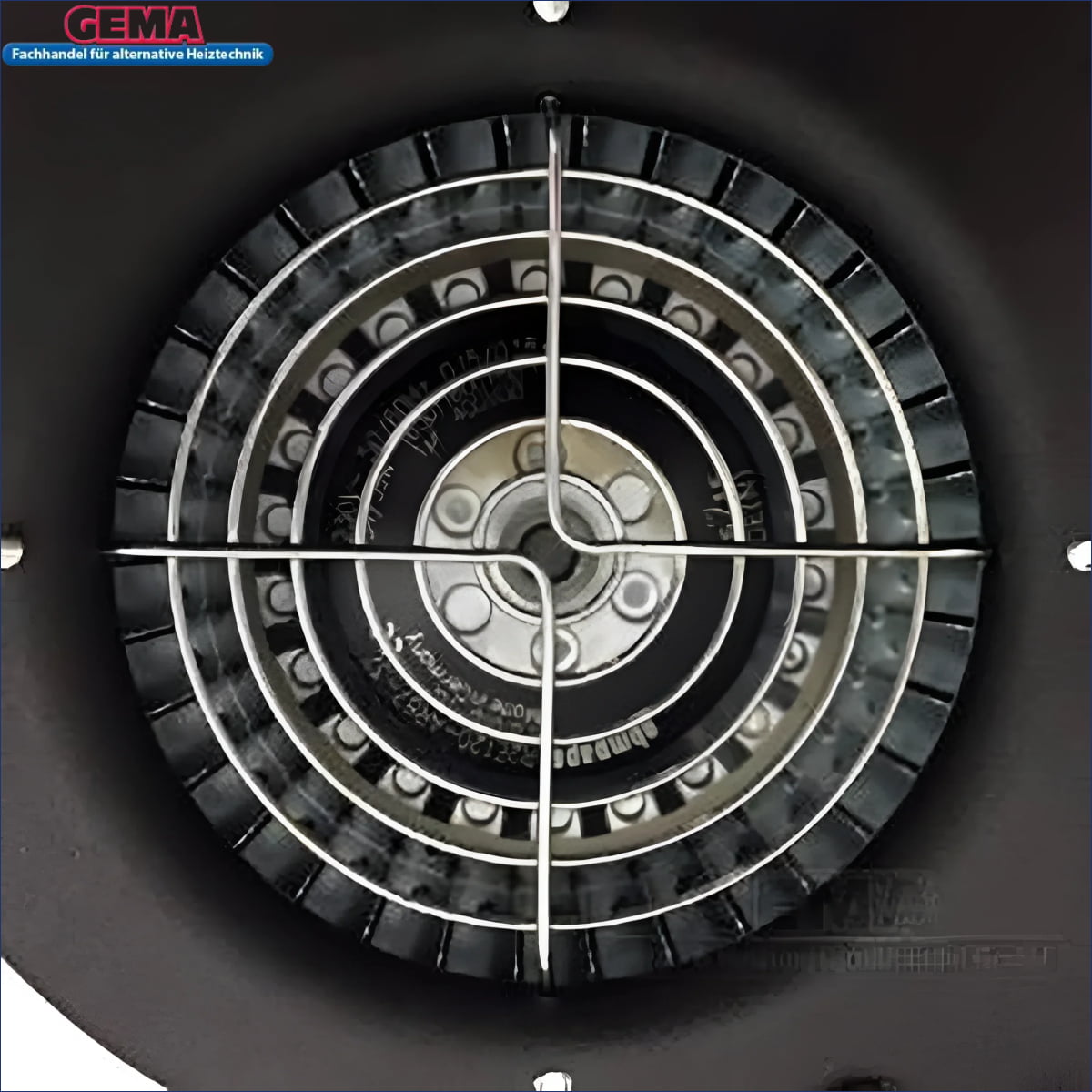 Circularer Ventilator mit Metallgitter für Gebläse WPA 117 Defro mit elektronischer Steuerung