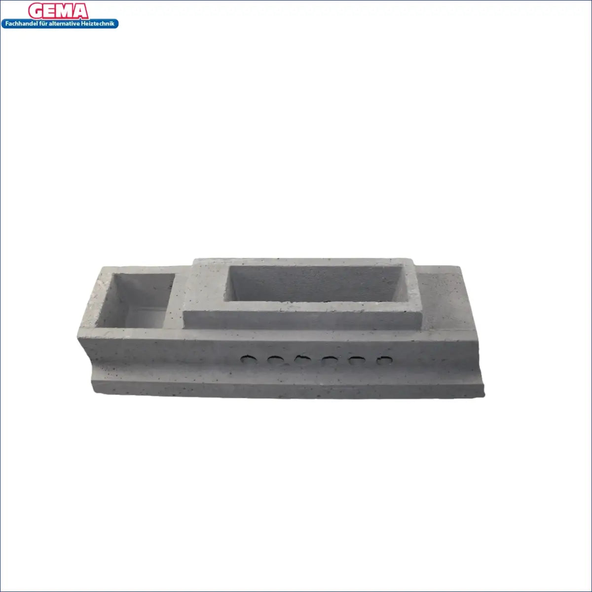 Grauer Düsenstein Attack SLX 30 mit Recessed Sections und Belüftungslöchern