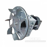 Saugzuggebläse für Festbrennstoffkessel Irleh Plus 20-40 kW.