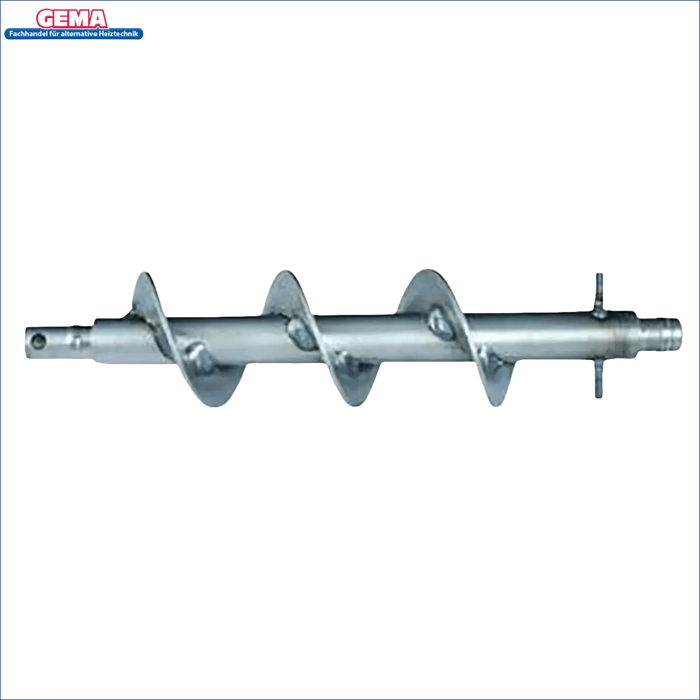 Metallischer Schneckenzug mit helicalen Flügeln für den Pelletkessel Thermoflux Pelling Eco