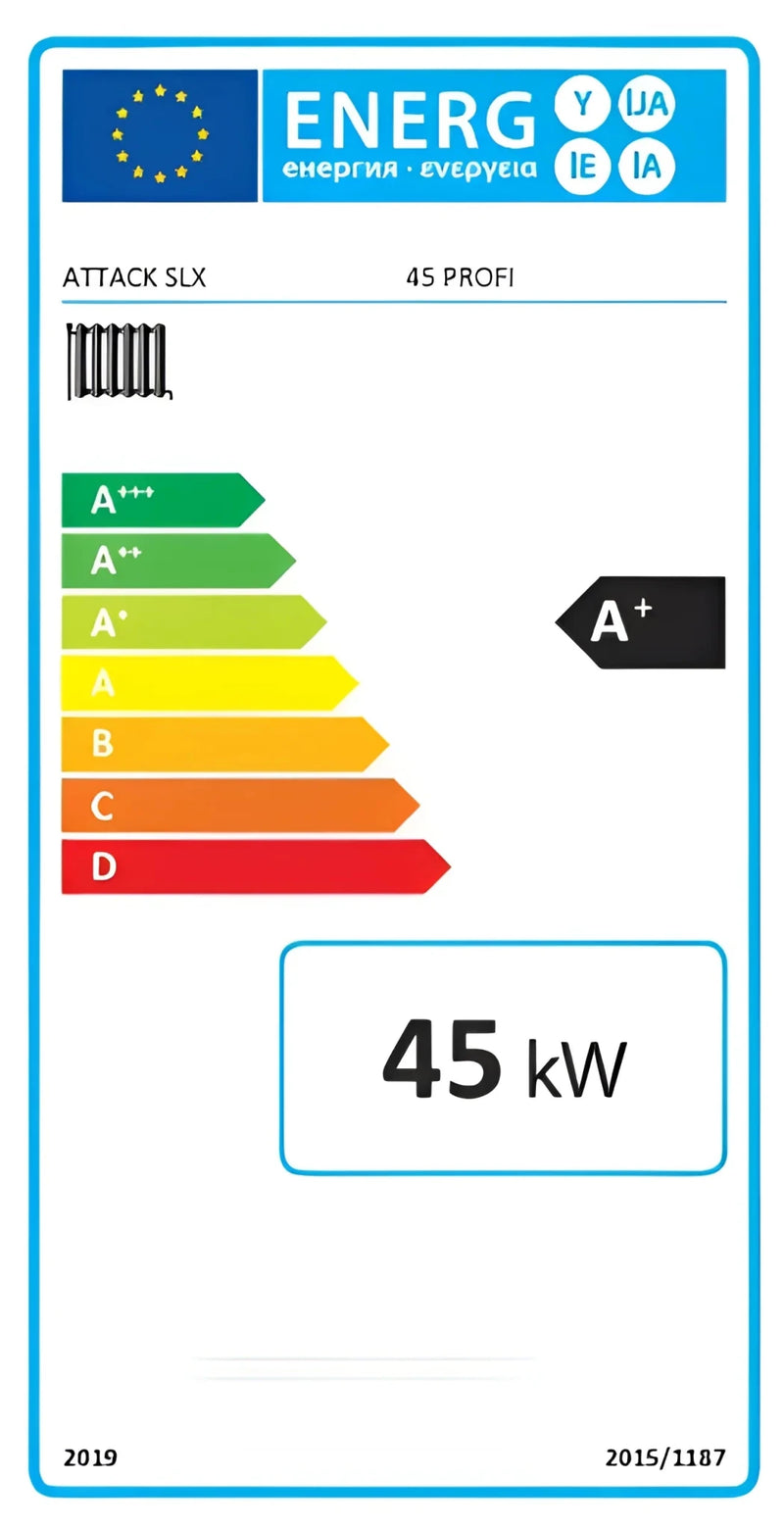 Holzvergaser Attack SLX Profi 45 kW – Effiziente Holzheizung - GEMA Shop