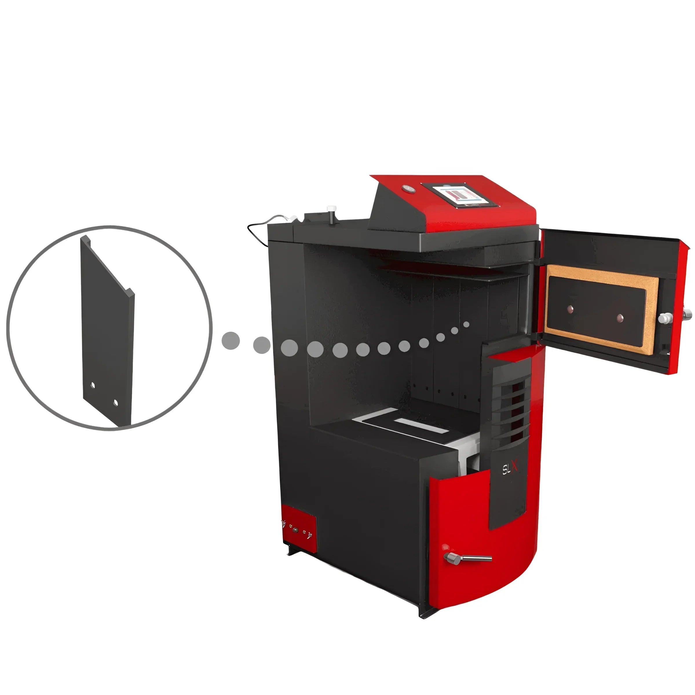 Holzvergaser Attack SLX Profi 55 kW – Effiziente Holzheizung 🔥🌱.