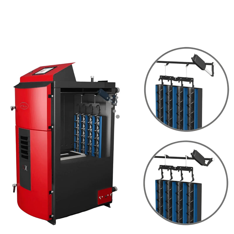 Komplettpakets koksnes gāzifikācijas katls Attack SLX Lambda Touch 35 kW ar bufertvertni - GEMA veikals