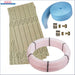 Öko - Floor Flächenheizsystem Set: Wärmeleitfolie, Rohr, Montagezubehör, ideal für Altbausanierung 🏡💧✨