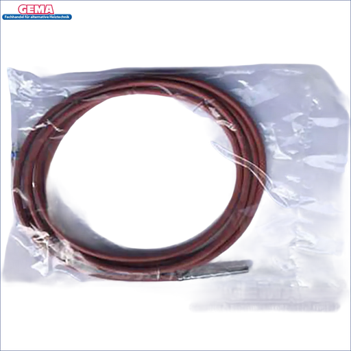 Gespiraler brauner Kabel in Plastiktüte für Thermo Flux Pelling Temperatur-Sensor
